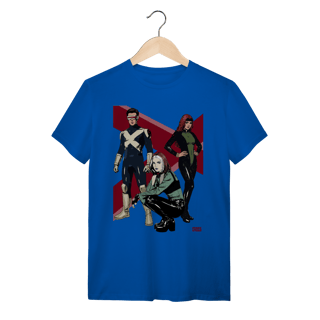 Nome do produto Camiseta X Men Evolution Jean, Scott, Rogue