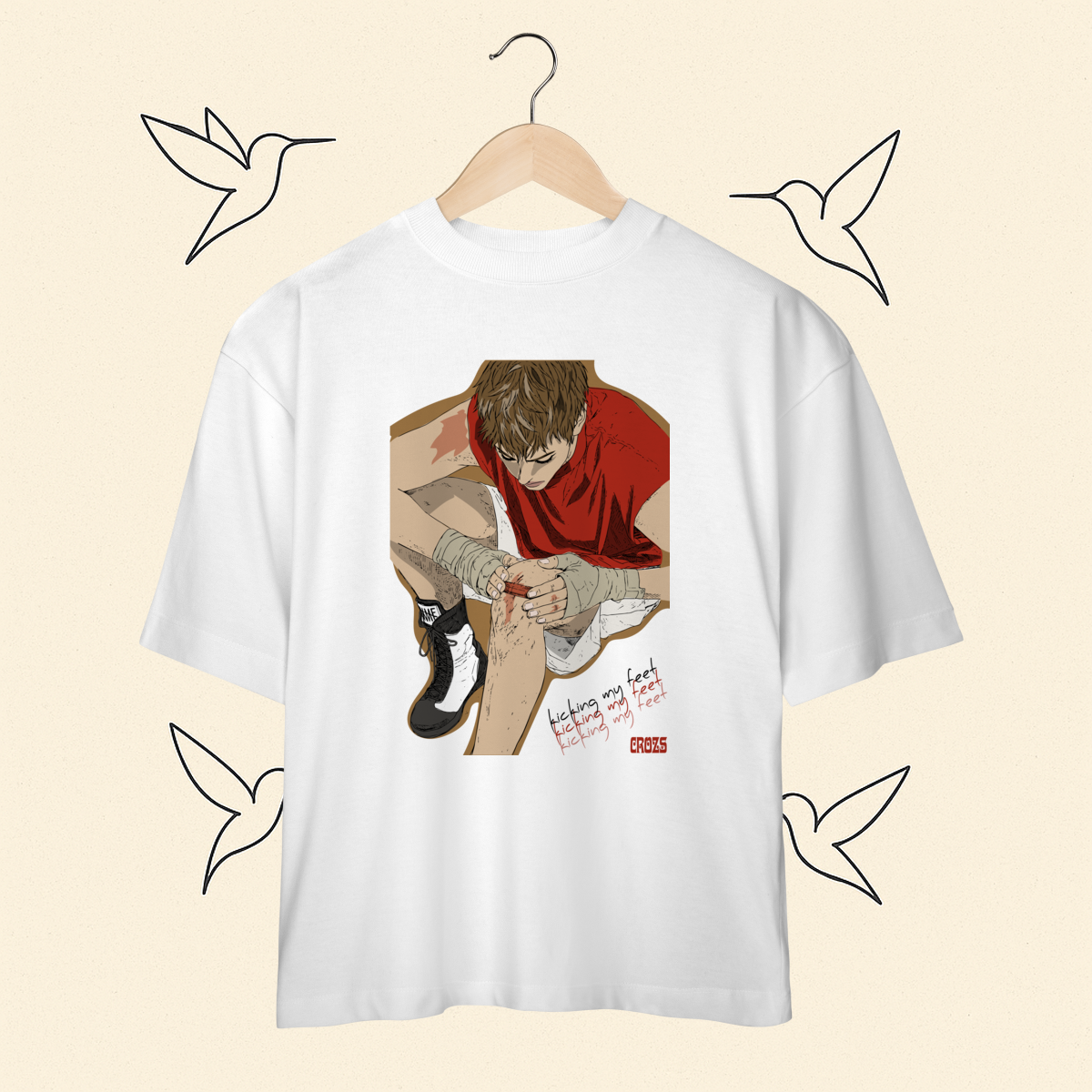 Nome do produto: Oversized Ruel Kicking my Feet Live