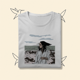 Nome do produto Camiseta Premium Kehlani Blue Water Road