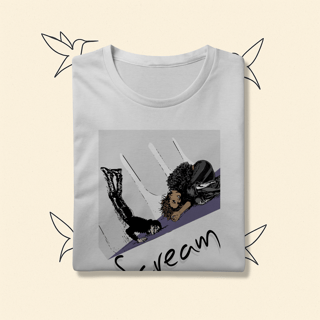 Nome do produto Camiseta Premium Scream Janet e Michael Jackson