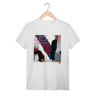 Nome do produto Camiseta Worst Girl in America - Slayyyter