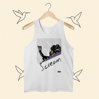 Nome do produto Regata Scream Janet e Michael Jackson