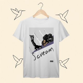 Nome do produto Camiseta Premium Scream Janet e Michael Jackson