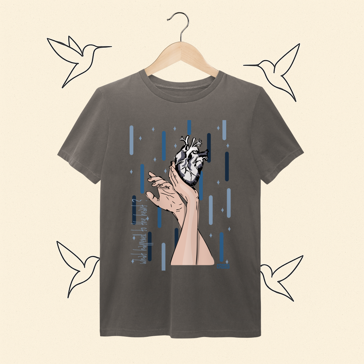 Camiseta Estonada Aurora what happened to the heart? 