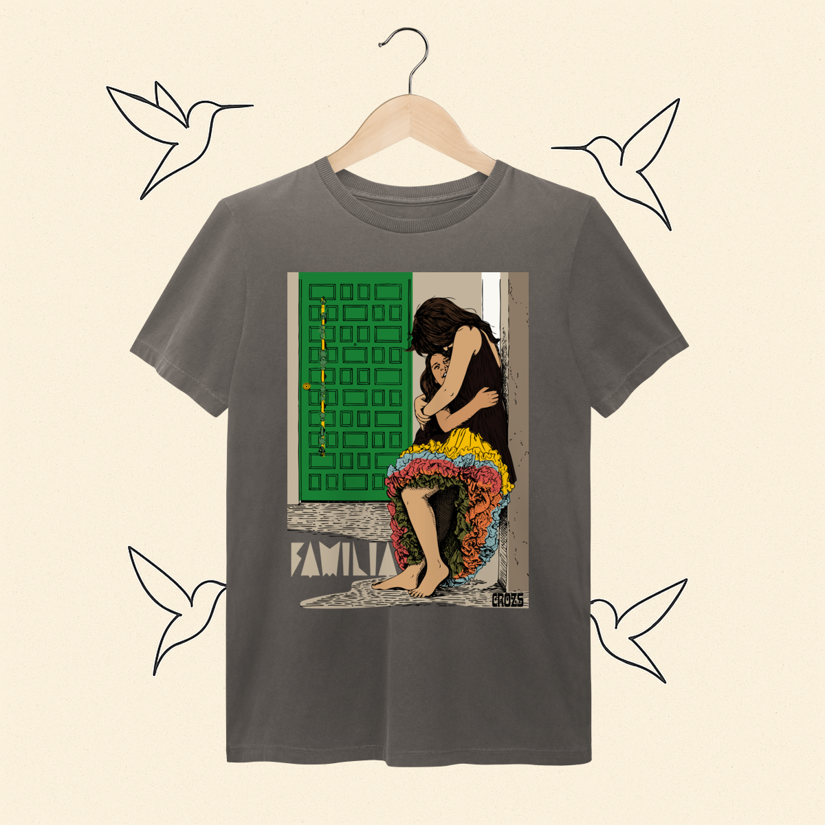 Nome do produto: Camiseta Estonada  Camila Cabello Familia