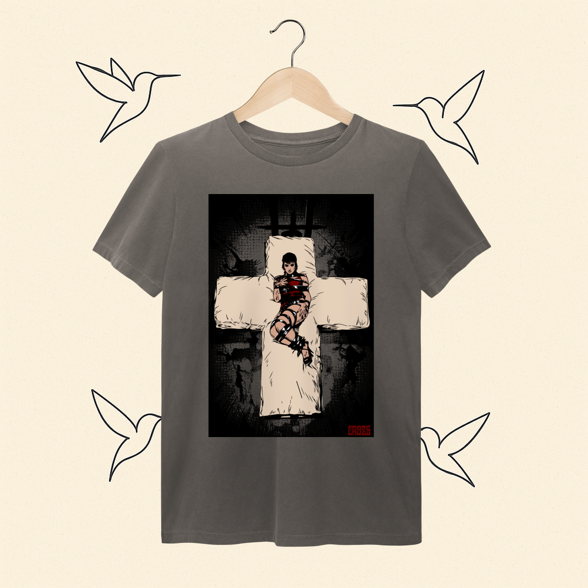 Nome do produto: Camiseta Estonada Holy F Demi Lovato