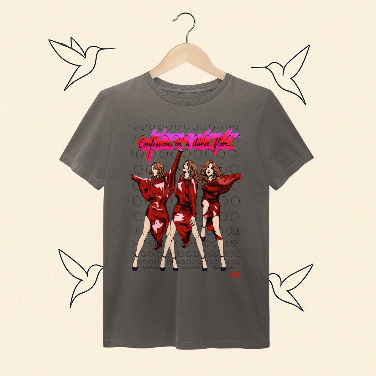 Nome do produto: Camiseta Estonada Madonna Confessions on a Dance Floor 20 anos