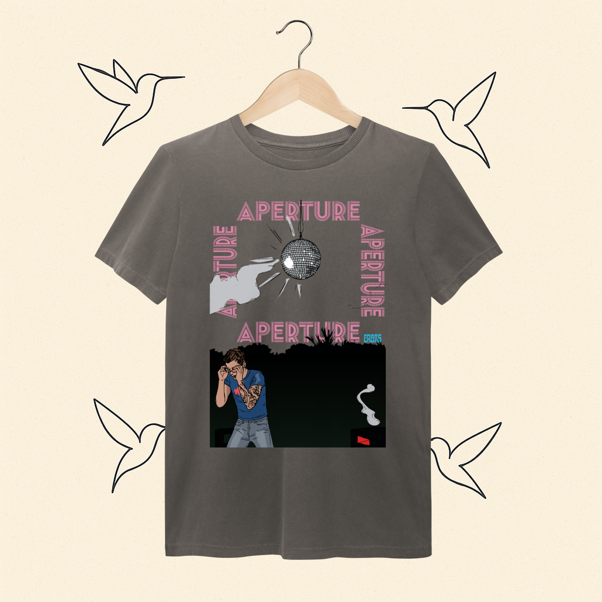 Nome do produto: Camiseta Estonada Harry Styles Aperture