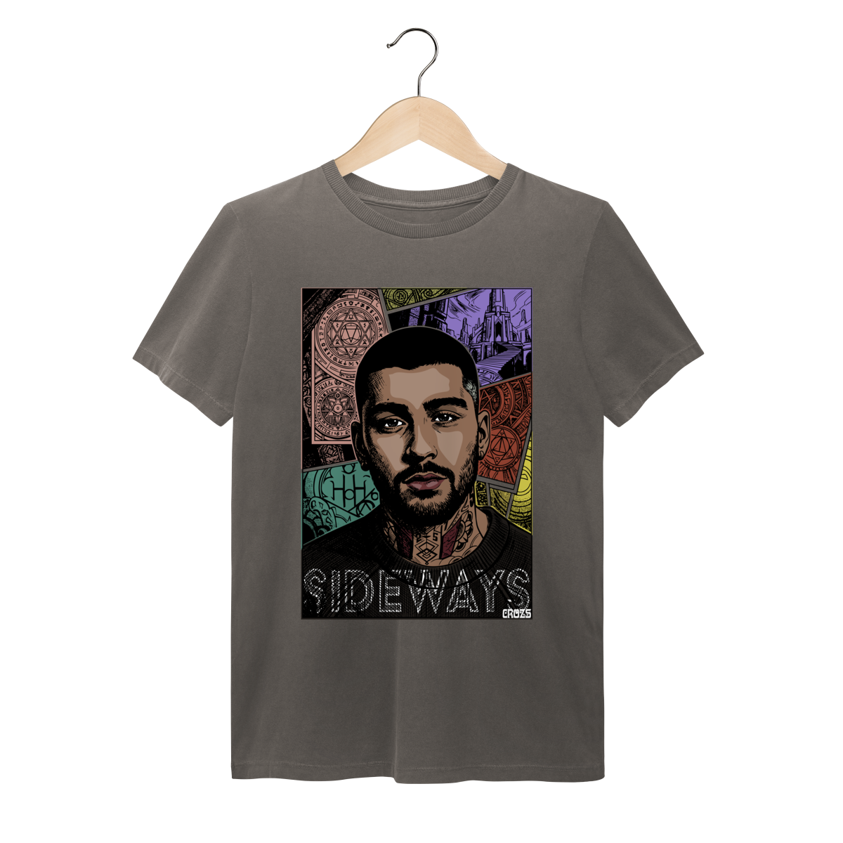 Nome do produto: Camiseta Estonada Zayn Sideways