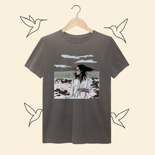 Nome do produto Camiseta estonada Kehlani Blue Water Road