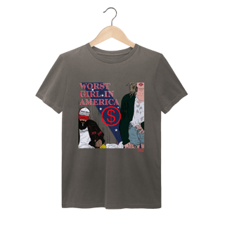 Nome do produto Camiseta Estonada Worst Girl in America - Slayyyter