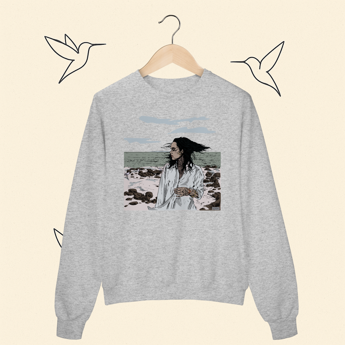 Nome do produto: Moletom Kehlani Blue Water Road