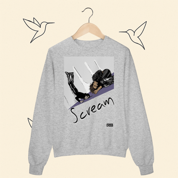 Moletom Scream Janet e Michael Jackson