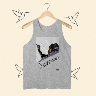 Nome do produto Regata Scream Janet e Michael Jackson