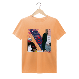 Nome do produto Camiseta Estonada Worst Girl in America - Slayyyter