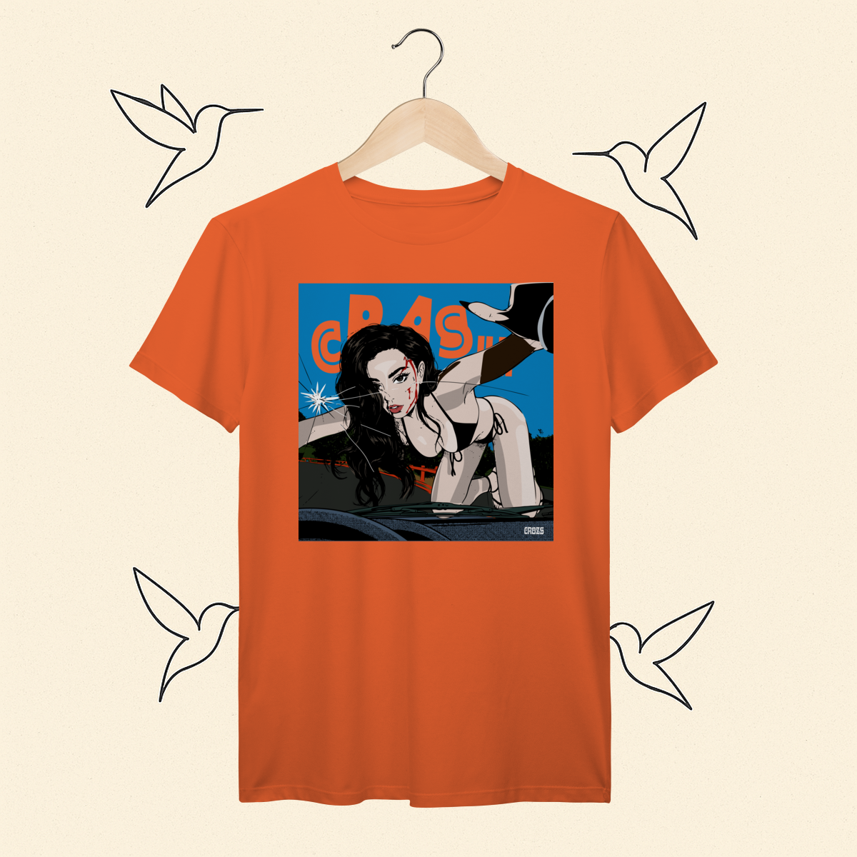 Nome do produto: Camiseta Premium CRASH Charli XCX