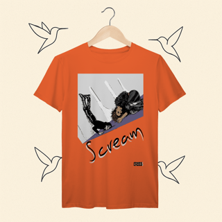 Nome do produto Camiseta Premium Scream Janet e Michael Jackson