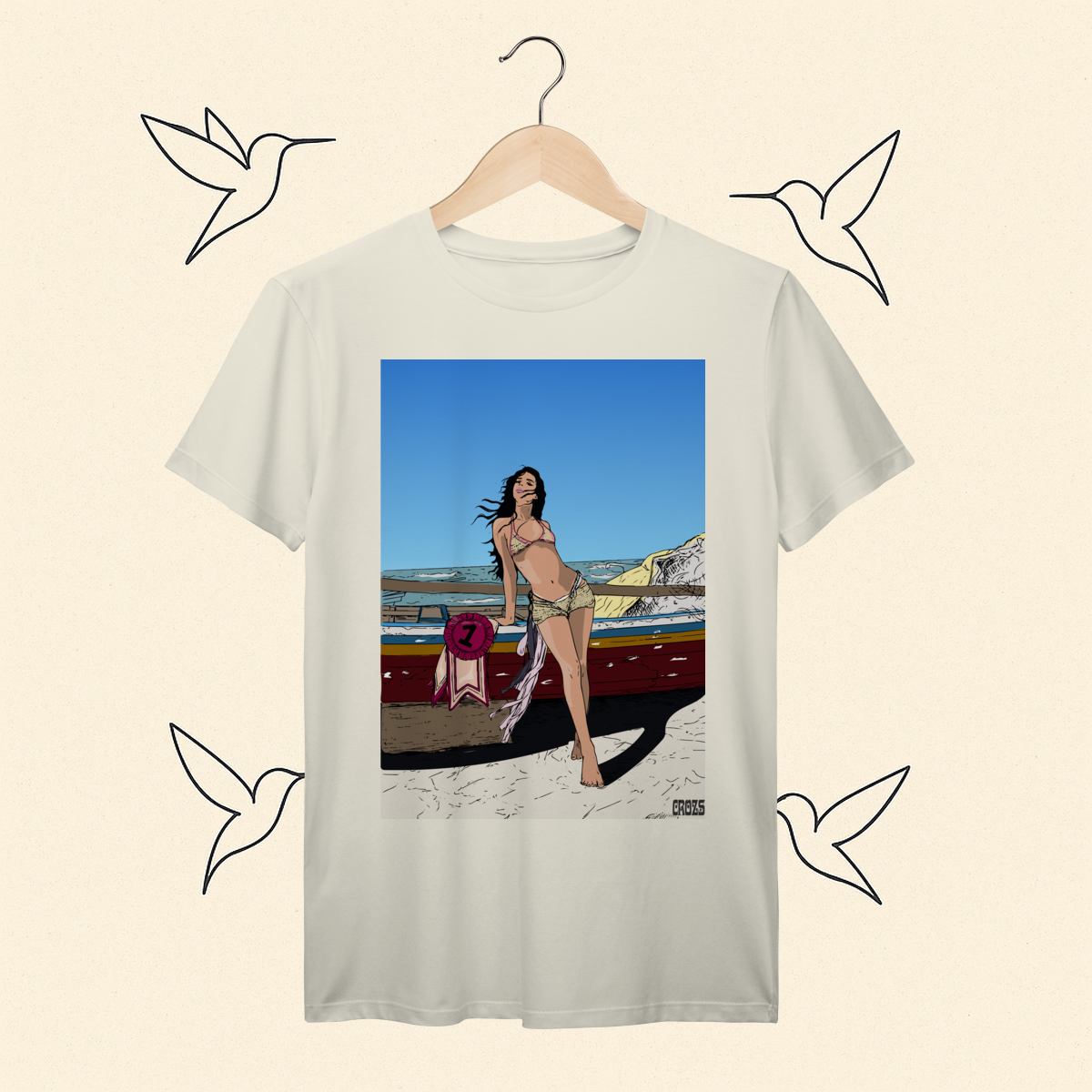 Nome do produto: Camiseta Premium Marina Sena De Primeira