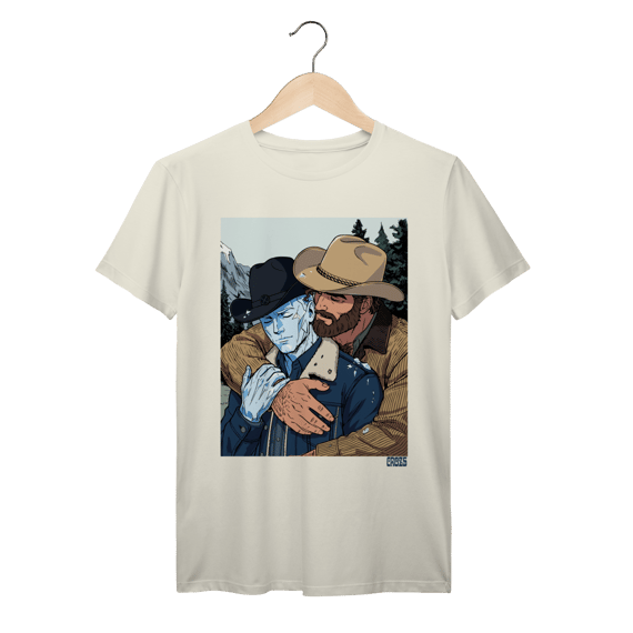 Camiseta Premium Homem de Gelo e Hercules
