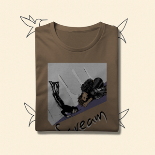 Nome do produto Camiseta Premium Scream Janet e Michael Jackson