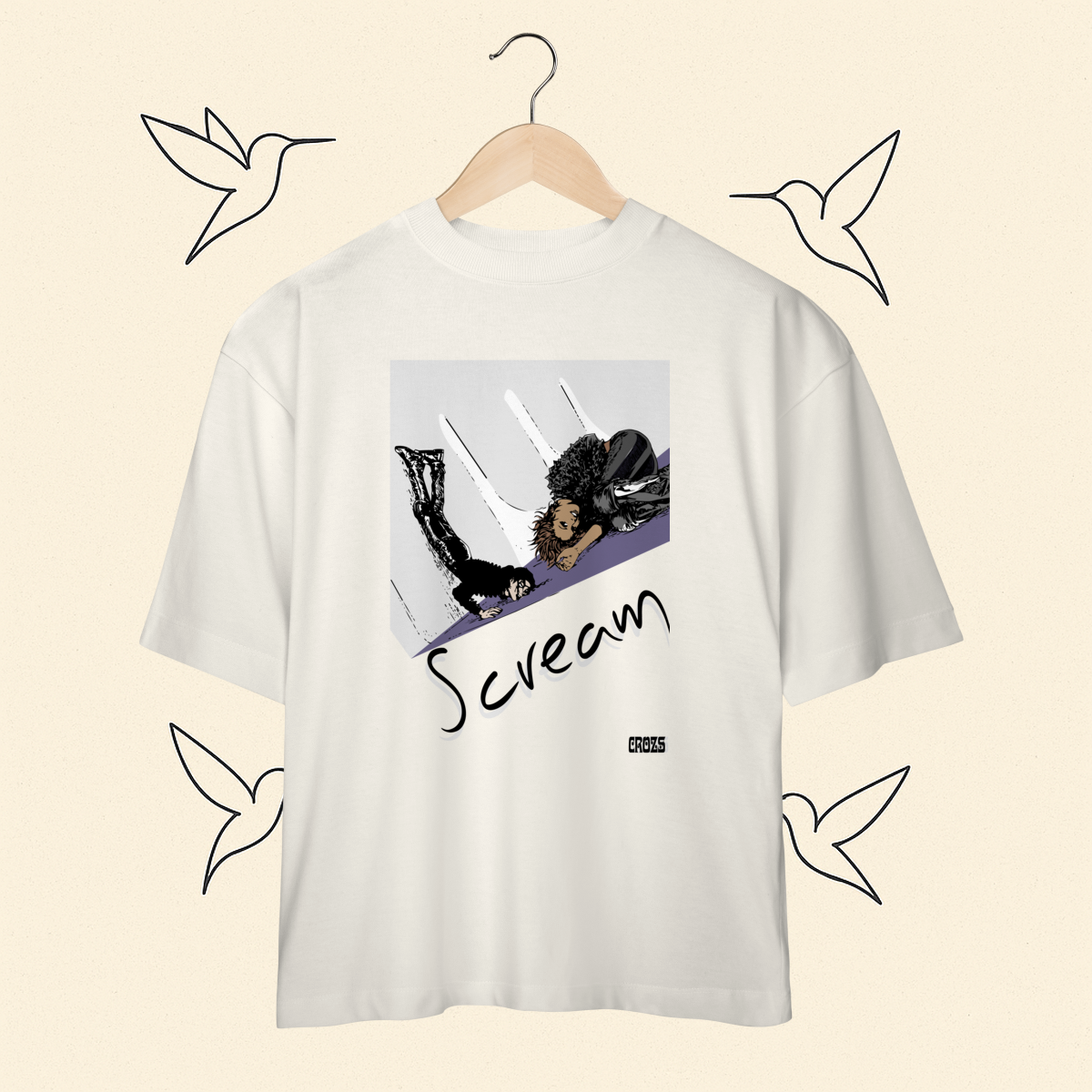 Nome do produto: Oversized Scream Janet e Michael Jackson