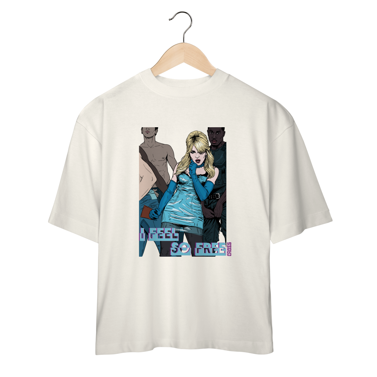 Nome do produto: Oversized Madonna I Feel So Free