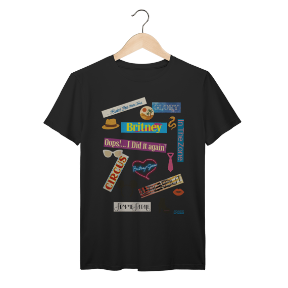 Camiseta Premium Britney Spears Antologia