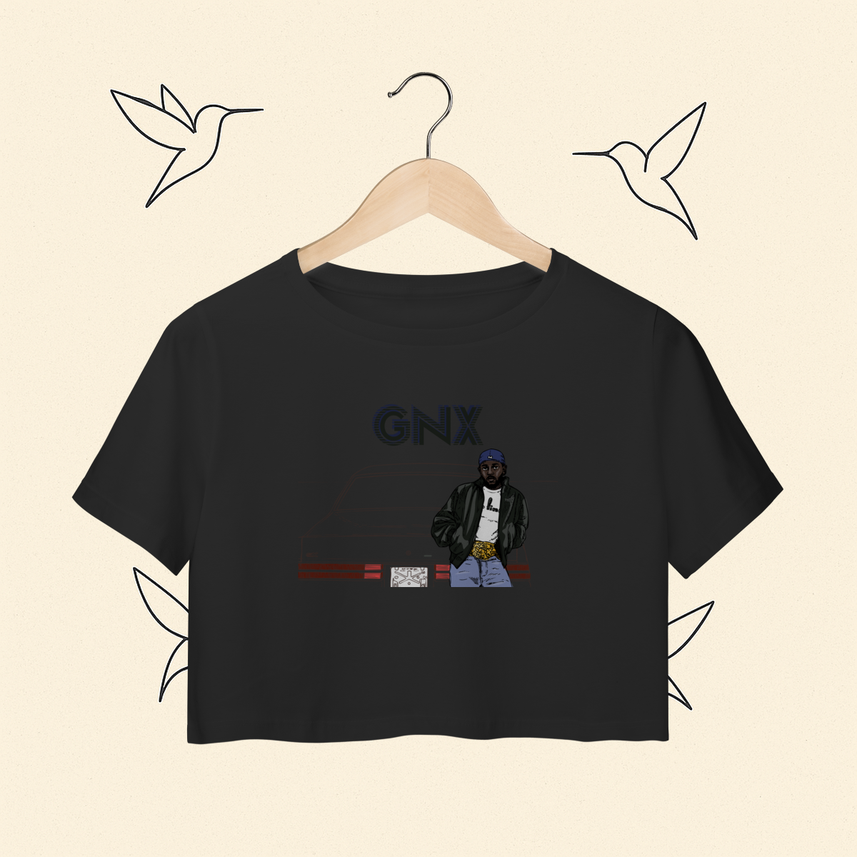 Nome do produto: Cropped Kendrick Lamar GNX