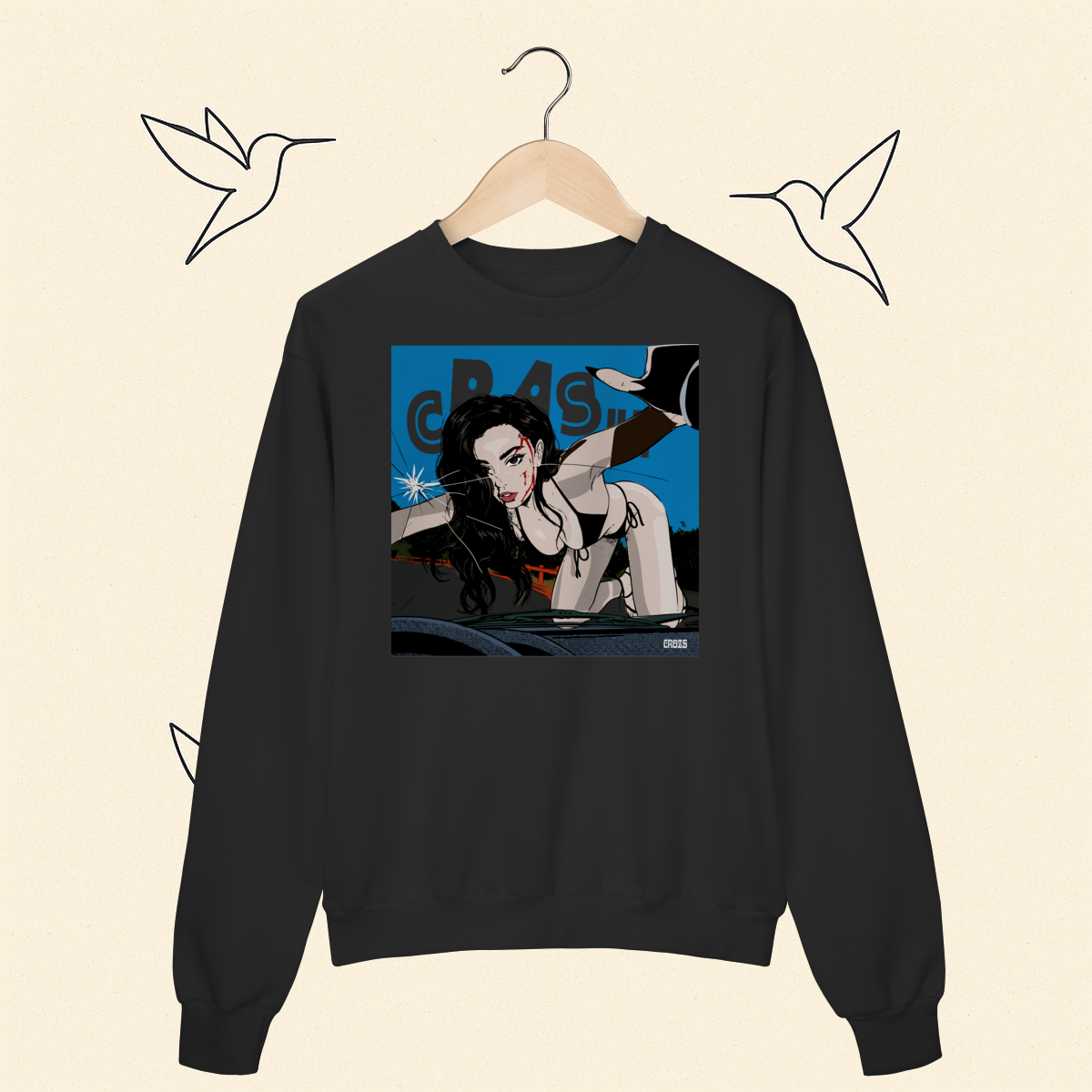 Nome do produto: Moletom CRASH Charli XCX