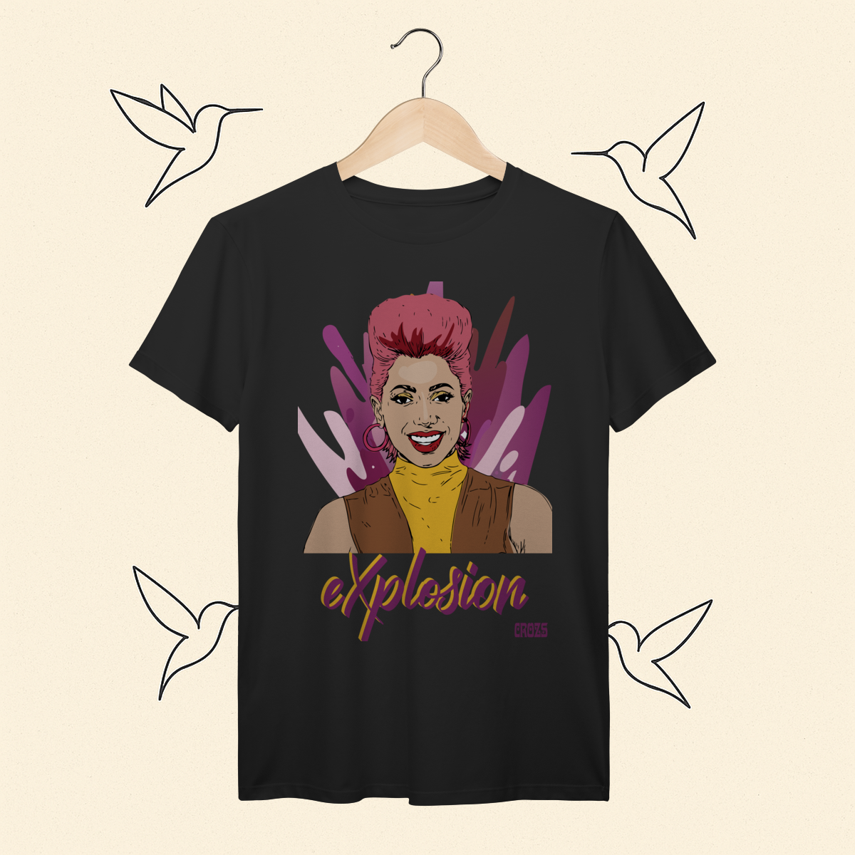 Nome do produto: Camiseta Premium Anitta eXplosion