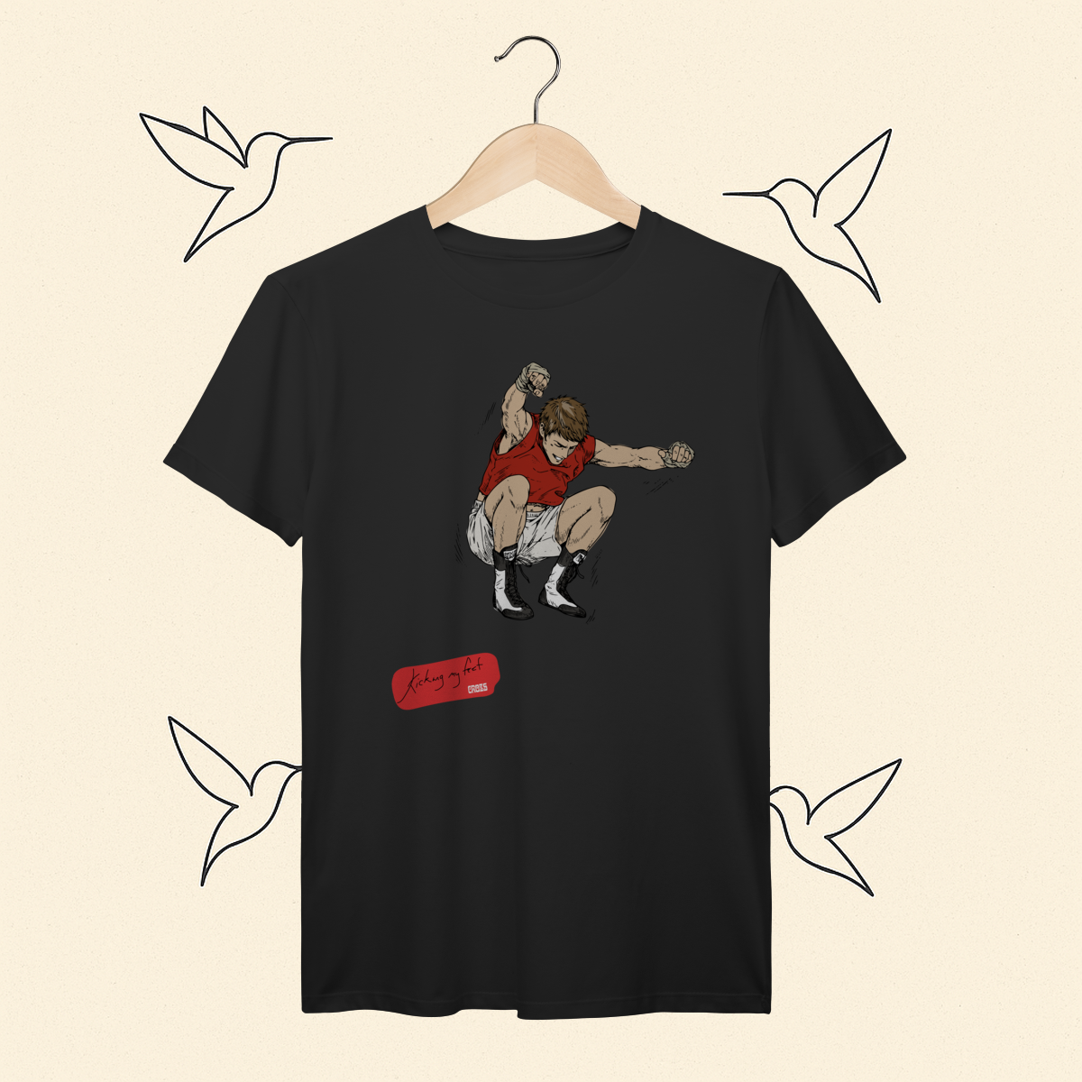 Camiseta Premium Ruel Kicking my Feet