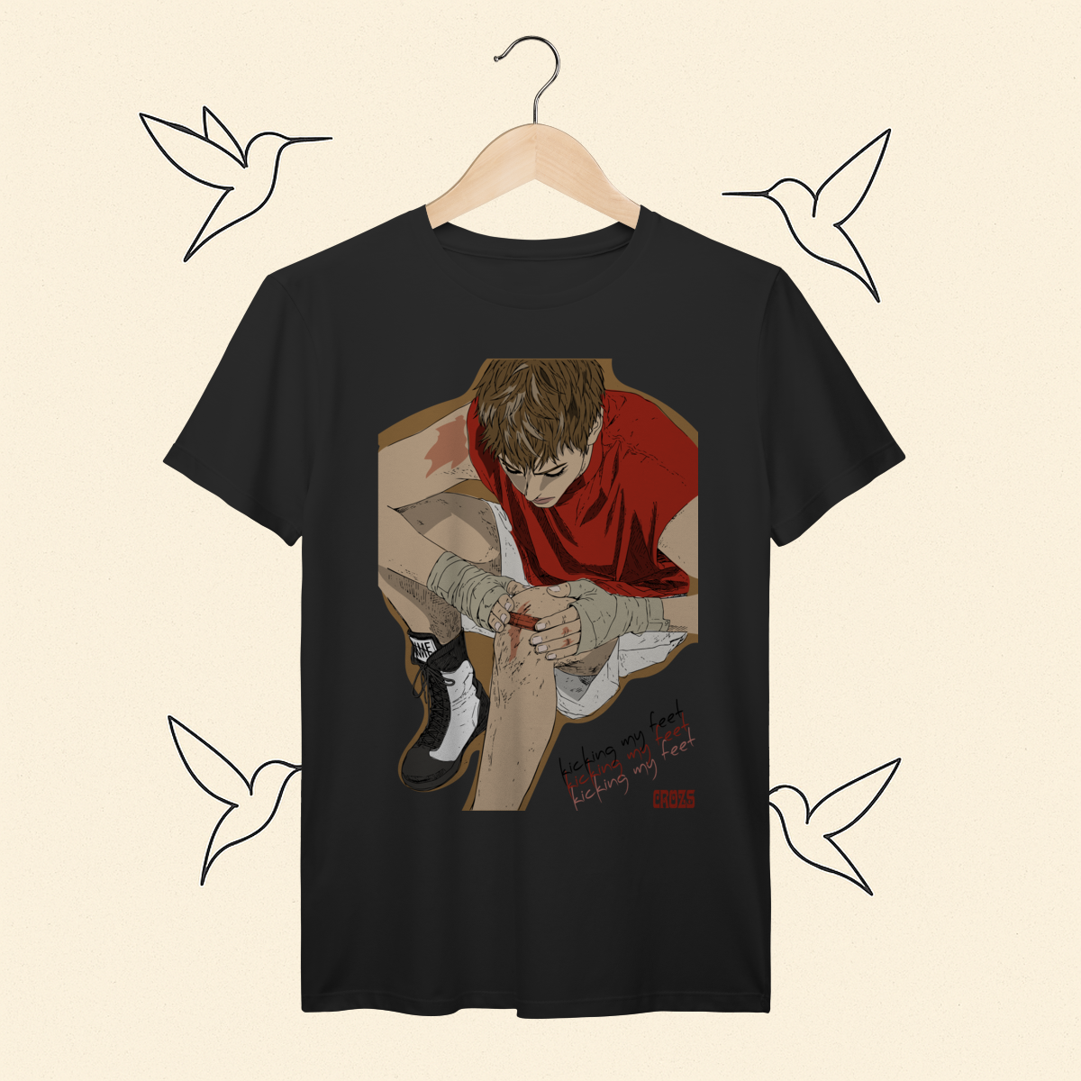 Nome do produto: Camiseta Premium Ruel Kicking my Feet Live