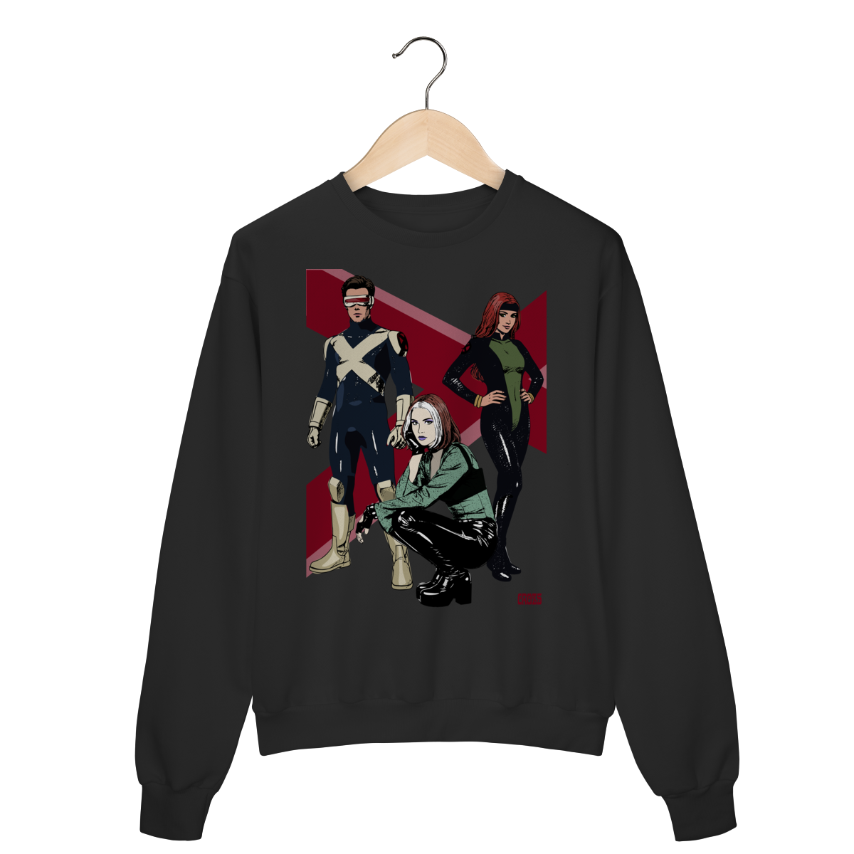 Nome do produto: Moletom X Men Evolution Jean, Scott, Rogue