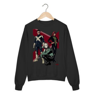 Moletom X Men Evolution Jean, Scott, Rogue