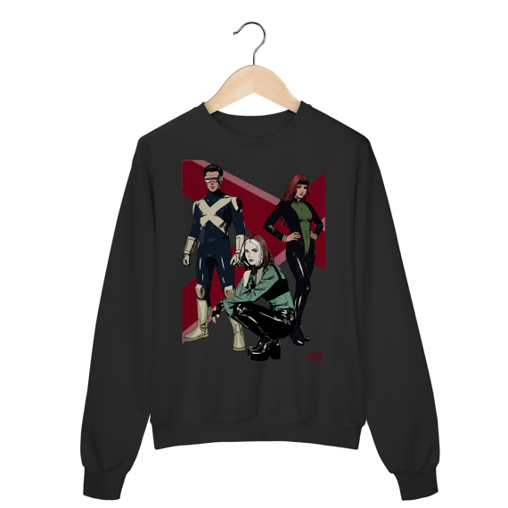 Moletom X Men Evolution Jean, Scott, Rogue