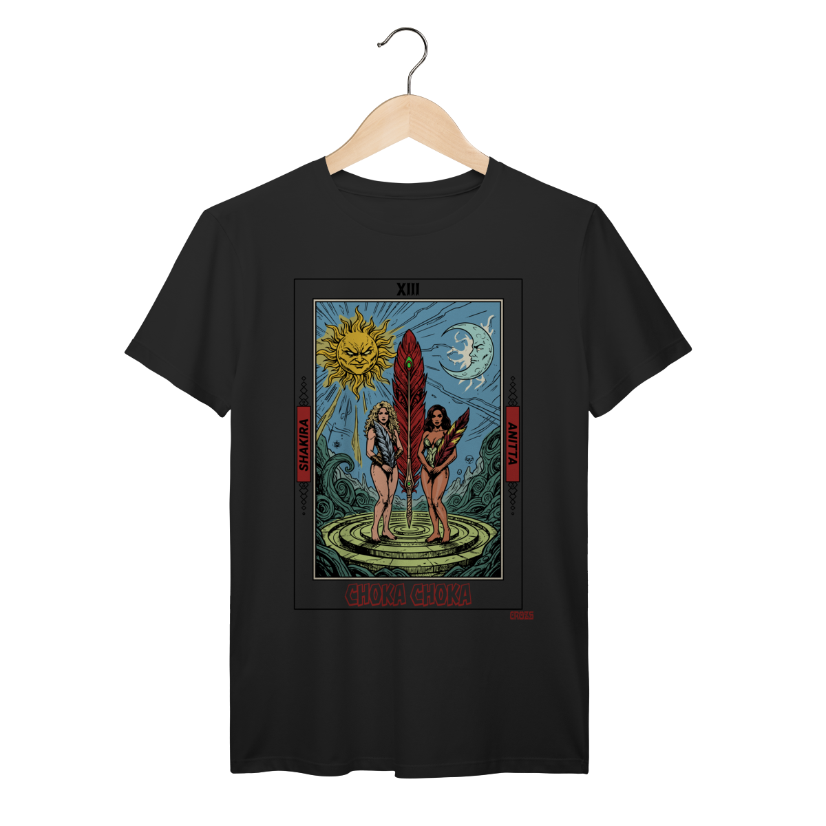 Nome do produto: Camiseta Premium Anitta e Shakira Choka Choka