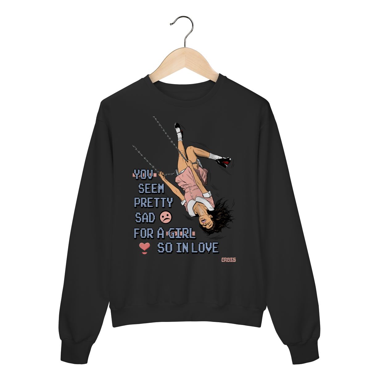 Nome do produto: Moletom Olivia Rodrigo You Seem Pretty Sad For a Girl So in Love