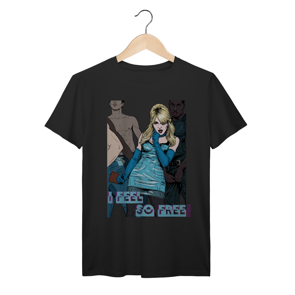 Nome do produto: Camiseta Premium Madonna I Feel So Free
