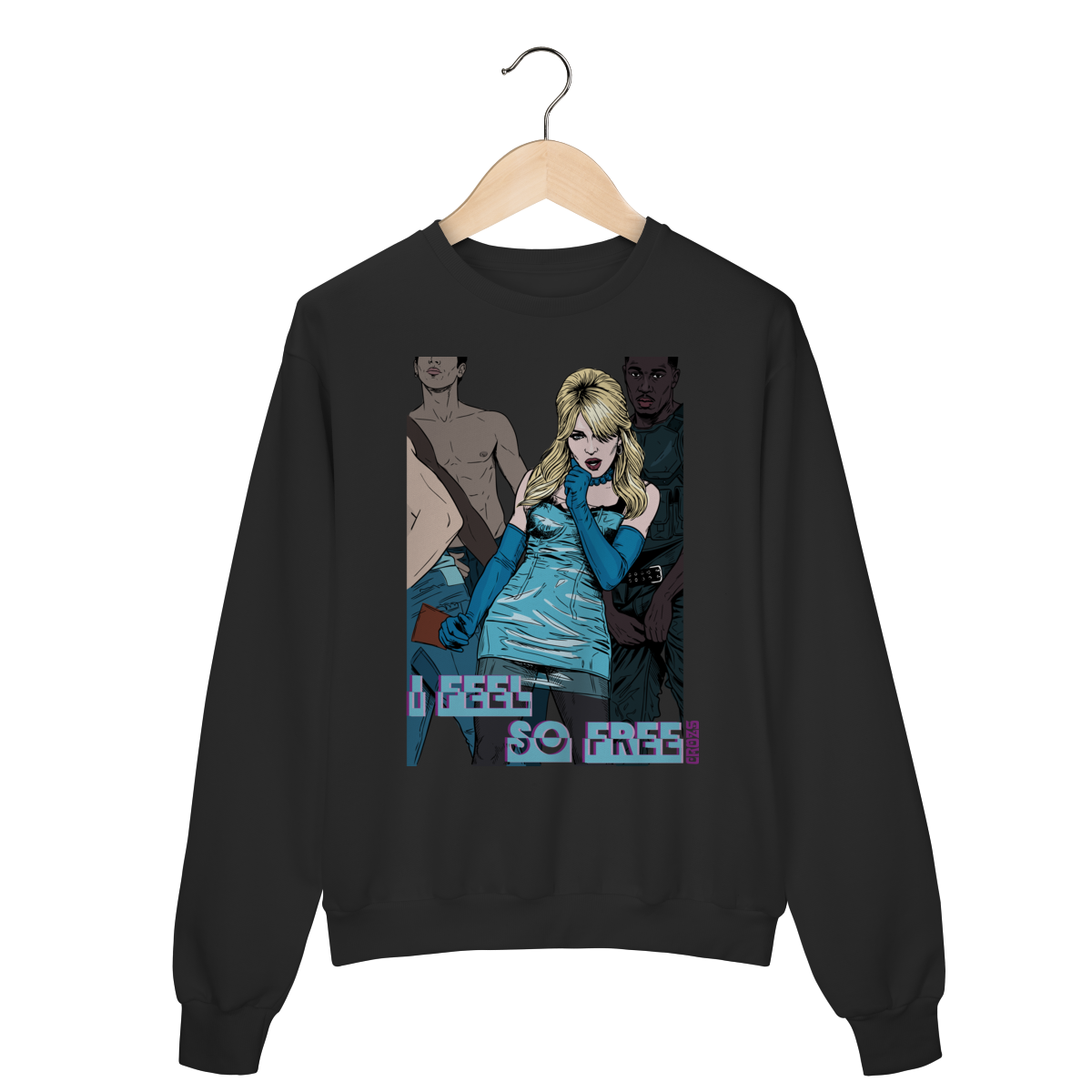 Nome do produto: Moletom Madonna I Feel So Free