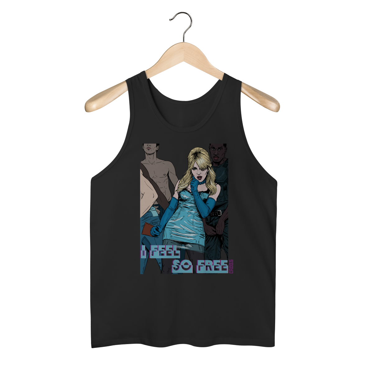 Nome do produto: Regata Madonna I Feel So Free