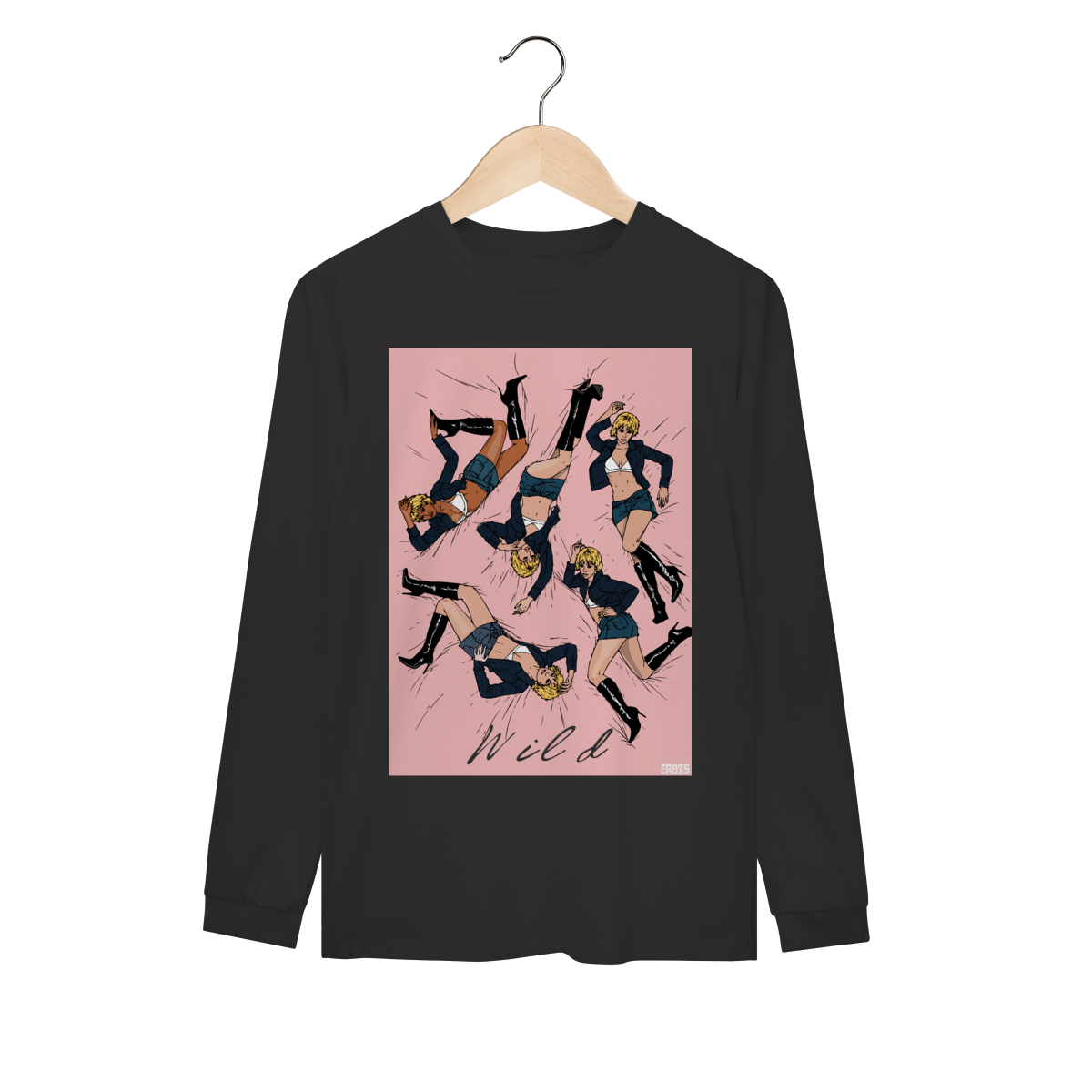 Manga longa Katseye Wild