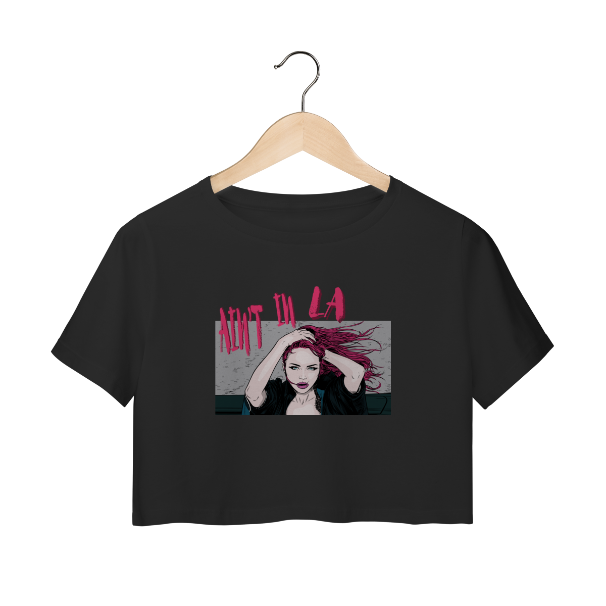 Nome do produto: Cropped Adela Aint In LA
