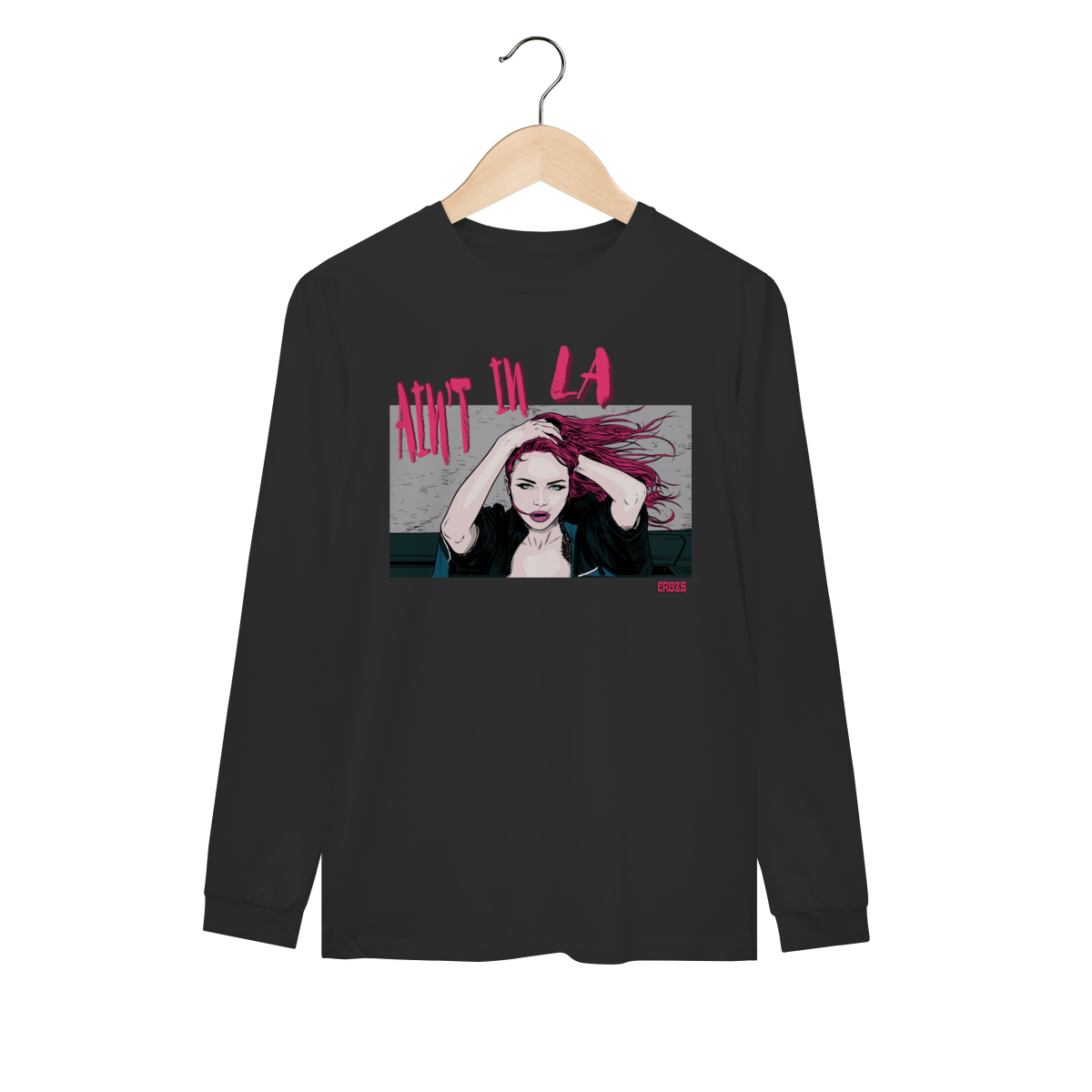 Nome do produto: Camiseta Manga Longa Adela Aint In LA