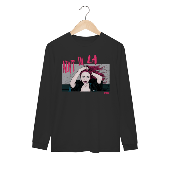 Camiseta Manga Longa Adela Aint In LA