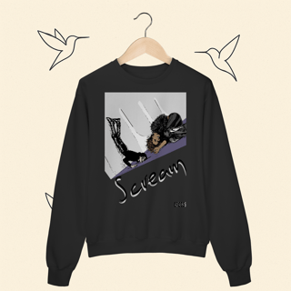 Nome do produto Moletom Scream Janet e Michael Jackson