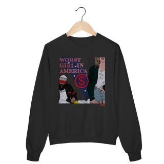 Nome do produto Moletom Worst Girl in America - Slayyyter