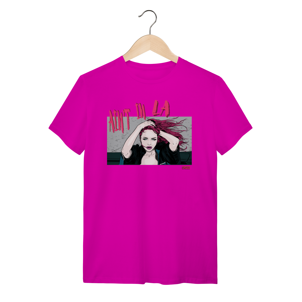 Nome do produto: Camiseta Adela Aint In LA