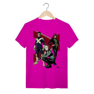 Nome do produto Camiseta X Men Evolution Jean, Scott, Rogue