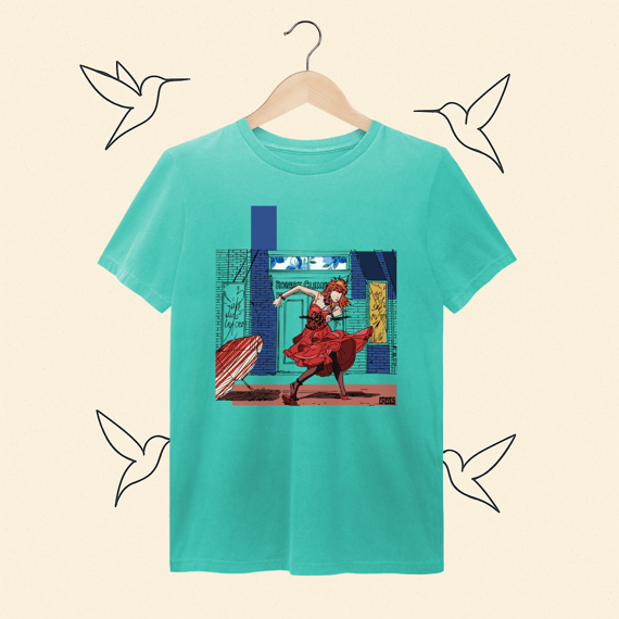 Camiseta Estonada Cyndi Lauper She's So Unusual