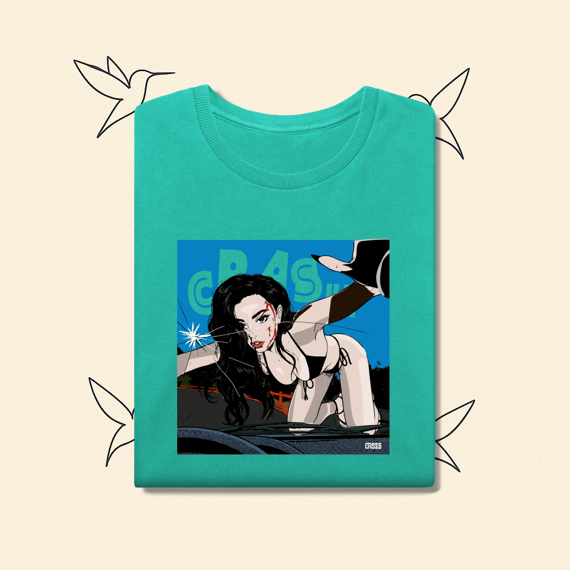 Camiseta Estonada CRASH Charli XCX